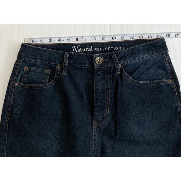 Womens Bass Pro Shop Natural Reflections Denim Blue Jean Straight Leg 12P EUC - Picture 6 of 11